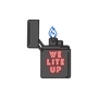 Lighter logo for We Lite Up